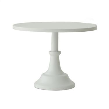 Imagem de Suporte para Bolo 20cm/25cm/30cm Minimalista e elegante com pernas altas para sobremesas Suporte para bolo Bandeja de exibição de pão Dim Sum Suporte para Sobremesa(Branco,30cm)