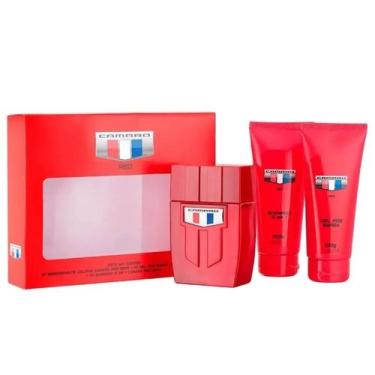 Imagem de Kit Camaro Red (Deo Colônia 100ml + Shampoo 100ml + Pós Barba 100g)