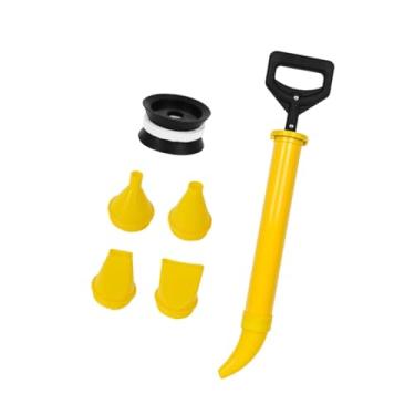 Imagem de IEUDNS Rejunte apontando de argamassa, ferramenta de rejuntamento de argamassa de cimento resistente ferramenta de calafetagem de tijolos de mão com 5 bicos