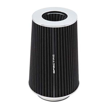 Imagem de Filtro de ar universal de fixação Spectre: alto desempenho, filtro lavável: redondo afunilado; ID da flange de 3"/3,5"/4,0" (269 mm) altura; base de 152 mm); topo de 121 mm, SPE-9731, preto