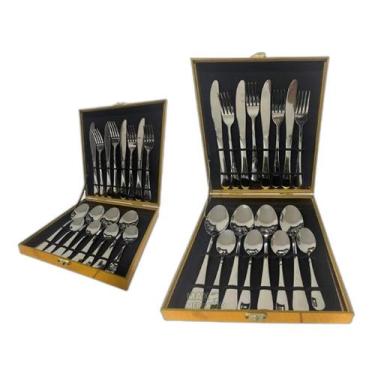 Imagem de Conjunto De Talheres Dourado 16 Peças Dusseldorf Premium - Sa, Songle,