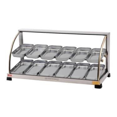 Imagem de Estufa para Salgados 12 Bandejas Dupla Marchesoni Linha Ouro Inox 127V - EF.2.221
