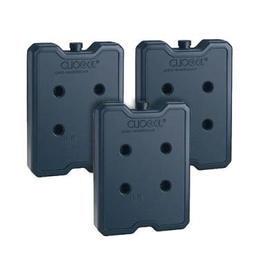 Imagem de Gelo Reutilizável Rigido 1 Litro 1050ml Clio Gel Bebidas Alimentos Vac