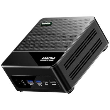 Imagem de AOOSTAR Mini PC GEM12 + AMD R7 PRO 8845HS, SEM RAM/SSD/OS Mini PC para jogos com OCULINK/ 2 x USB4/HD2.1/1 xDP 1.4, 2X 2.5G LAN, 2*M.2 Slots