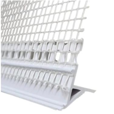 Imagem de Pingadeira de PVC com Tela de Fibra de Vidro - 1,25m (2pçs)