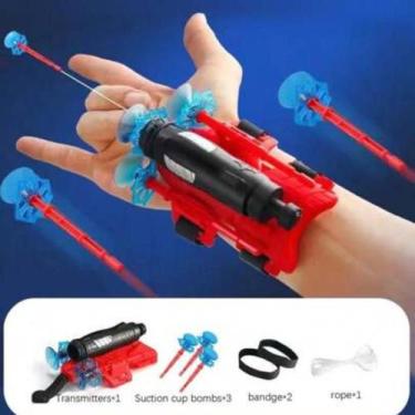 Imagem de Luva do HomemAranha com Lançador  Solta Teias e Dispara Dardos, Brinqu