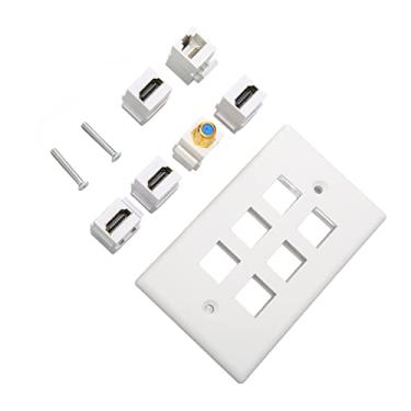 Imagem de Placa de Parede, Placa de Parede Ethernet Cat6 TV F para a Casa