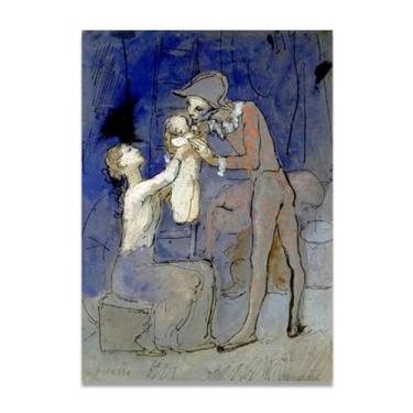 Imagem de Harlequin'S Family Diego Rivera Murals – Arte de realismo socialista mexicano, muralista do século 1525, coleção clássica do museu de Nova York para decoração de casa 60 x 84 cm