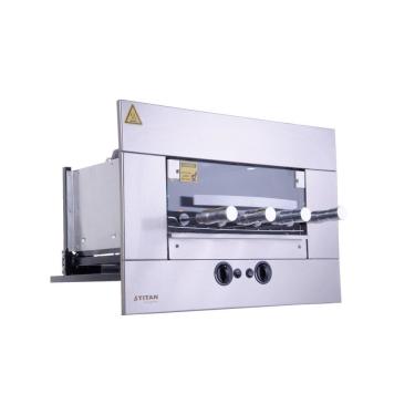 Imagem de Churrasqueira A Gás 4 Espetos Titan Glp 220V + Venezianas