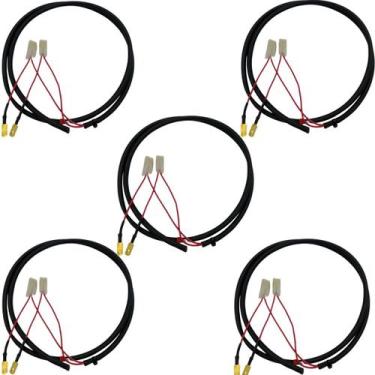 Imagem de kit 5 Resistência Do Dreno Para Geladeira Panasonic 220v - Brazan