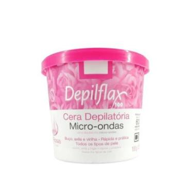 Imagem de Cera Depilatória Micro-Ondas Rosas 100G - Depiflax - Depilflax