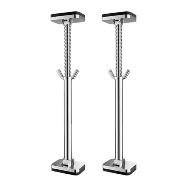 Imagem de IEUDNS Suporte para pia de embutir, 2 peças, estrutura de suporte para pia de embutir, antiderrapante para de banheiro, estilo fazenda, S