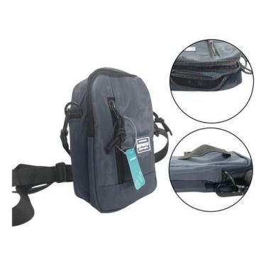 Imagem de Bolsa Tiracolo Pochete Cinza - Braswei