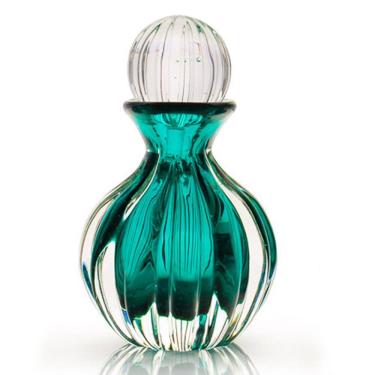 Imagem de Garrafa Em Cristal Murano Esmeralda  São Marcos