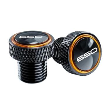Imagem de jininshengxindianzi Compatible With Z900 Z650 Ninja650 Z900RS Z900SE Motorcycle Accessories Rear Mirror Hole Plugs Screw Bolts Cover Cap(Orange 650 W)