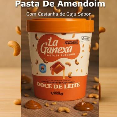 Imagem de La Ganexa Pasta De Amendoim Doce de Leite Castanha Fitness Academia La