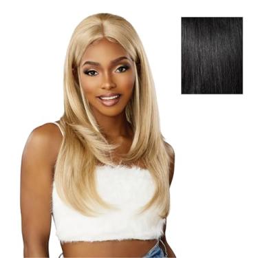 Imagem de Sensationnel Dashly Lace Front Wig - Unit 49 Pre Teased Pouf Style Laceparting Ear to Ear Synthetic (1 JETBLACK)