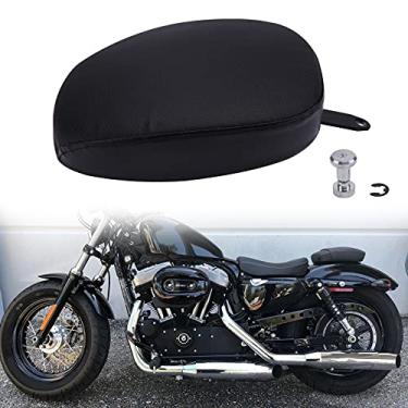 Imagem de Assento de almofada de travesseiro de motocicleta para Harley Sportster XL1200 883 72 48 2010-2015