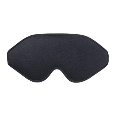 Imagem de Ysyqkn Máscara de Dormir com Copo Contornado 3D E Alça Ajustável, Máscara de Dormir Macia E Respirável para Dormir em Viagens, Preto