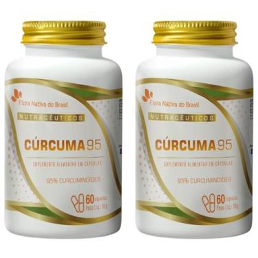 Imagem de KIT 2X Cúrcuma 95% 60 cápsulas - Flora Nativa