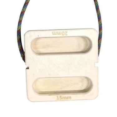 Imagem de YIJU Prancha de escalada Hangboard Fingerboard leve e resistente, exercitador profissional de antebraço, prancha de treinamento de escalada, fortalecedor