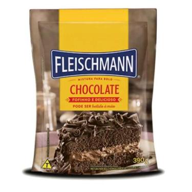 Imagem de Mistura p/ bolo flaischmann chocolate pacote c/ 390 grs - FLEISCHMANN