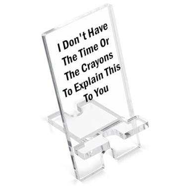 Imagem de Suporte de celular engraçado para mesa, suporte de telefone de escritório para mesa no trabalho, acessório de mesa fofo e engraçado, presente, rude, sarcástico, presentes de escritório para mulheres