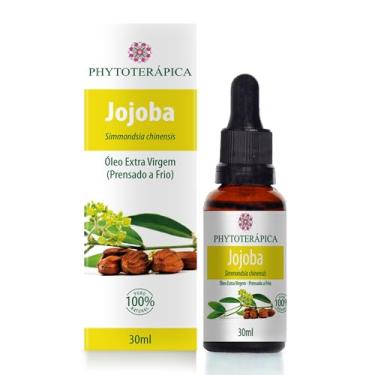 Imagem de PHYTOTERAPICA- Óleo Vegetal de Jojoba -Aromaterapia -Pele e Cabelo -Ideal para peles oleosas, melhora elasticidade na primeira aplicação, reduz linhas e marcas de expressão -100% Puro, Natural -30ml