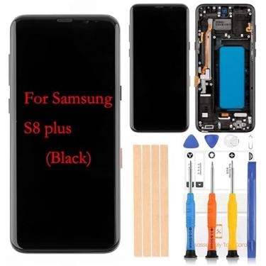 Imagem de TFT Amoled LCD para Samsung Galaxy S8 Plus+ G955 Tela digitalizadora Touch Assembly Display LCD de substituição G955A G955F G955P G955R4 T U V W 6,2 polegadas por BITANR