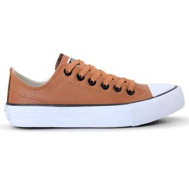 Imagem de Tênis Casual Feminino Star NS Shoes, 35, Caramelo