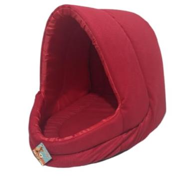 Imagem de Caminha De Cachorro Cama pet Toca Para Cachorro E Gato Pequena Media Grande Frio(Suede) (Vermelho Ferrari,M)