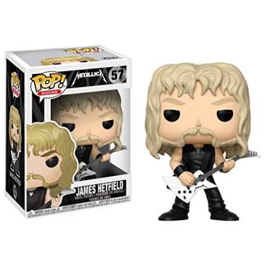 Imagem de Pop Funko 57 James Hetfield Metallica Rocks Funko Multicolorido Pequeno