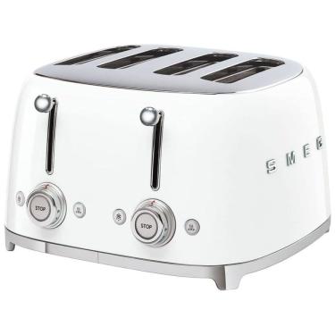 Imagem de Torradeira Smeg 50s Style Retro 4 Fatias Branca TSF03WHUS