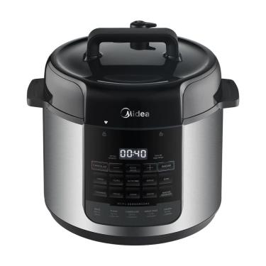 Imagem de Panela de Pressão Elétrica 5L NutriPro Inox Midea