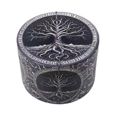 Imagem de Moedor De Ervas De Metal De 2 Polegadas, 4 Camadas, Moinho Manual De E