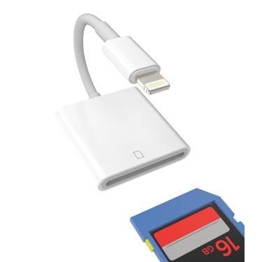 Imagem de Leitor de cartão SD para iPhone Adaptador Lightning de memória e acessórios Apple MFI Certified Photo Photography Viewer Adaptador para 13 12 11 Pro Max X Xs XR 7 8 Plus 6 6s Se 2 Ipad Air Mini 2019