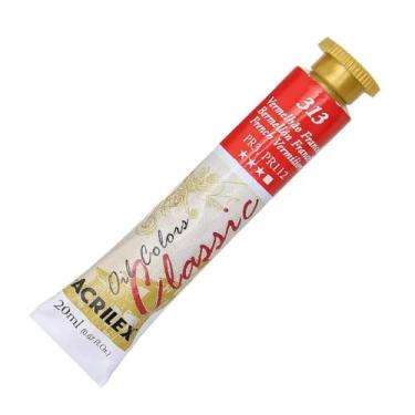 Imagem de Tinta a Óleo Acrilex 20 ml Avulso Vermelhão Francês 313