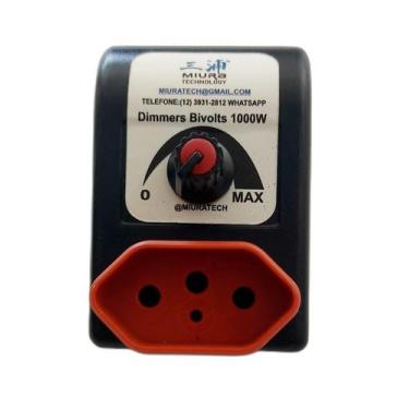 Imagem de Dimmer 1000W + Controle de Iluminação e Velocidade - Miuratech