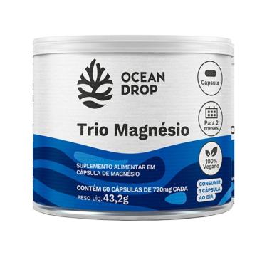 Imagem de Trio Magnésio (60 Caps) Ocean Drop