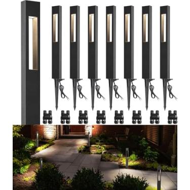 Imagem de SUNVIE Luzes De Paisagem De Baixa Tensão 3W Led Luzes De Caminho Com Fio De Alumínio À Prova D'Água Iluminação De Paisagem Externa 3000K 12-24V Luzes De Caminho De Baixa Tensão Para Jardim, Quintal,