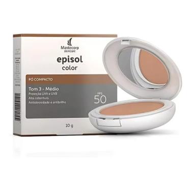 Imagem de Protetor Solar Pó Compacto Episol Tom 3 Médio Fps 50 10g - Episol Colo