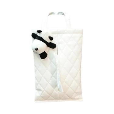 Imagem de Caixa De Tecido De Carro Panda Fofo De Desenho Animado, Encosto De Cab