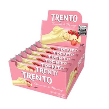 Imagem de PEC WAFER TRENTO CHEESECAKE DE MORANGO 8DISPX16UNX29G