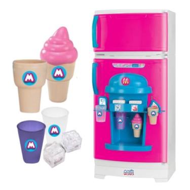 Imagem de Geladeira gelato com freezer infantil acessórios magic toys
