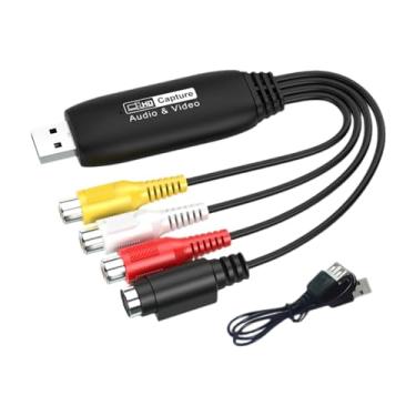 Imagem de Generic Rca para USB 2.0 Vídeos Captura Placa de Captura de Vídeos Dispositivo 1080P USB Vídeos Captura Cabo Adaptador para Jogos de para PC, Fêmea