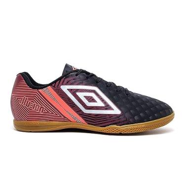 Imagem de Chuteira Futsal Umbro Illusion Preto/vinho/reef Coral U01fb005011-140-43
