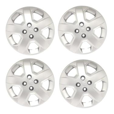 Imagem de Kit 4 Calota Aro 15 Compatível c/Roda Cobalt Spin 2013 2020 - Prata