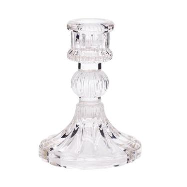 Imagem de Castical Makrys Transparente Vidro 1Pc 8 X 10.5Cm