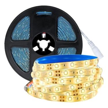 Imagem de Fita Led 3528 Branco Quente 4k 5m Ip65 Siliconada Dupla Face