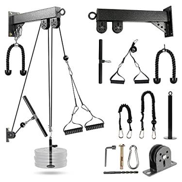 Imagem de Sistema de polia Triceps TRENDBOX estilo de parede, Treino de Triceps com puxador para baixo, Treinamento de expansão do peito, Treinamento muscular, para casa e academia